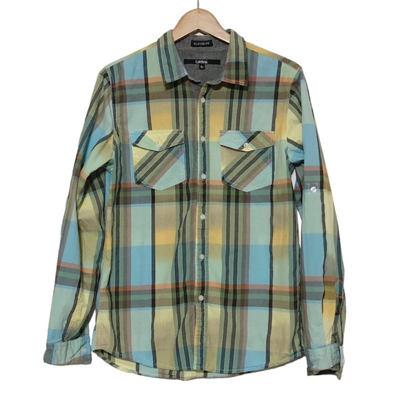 Carbon Plaid Button Up Shirt - Picture 3 of 11